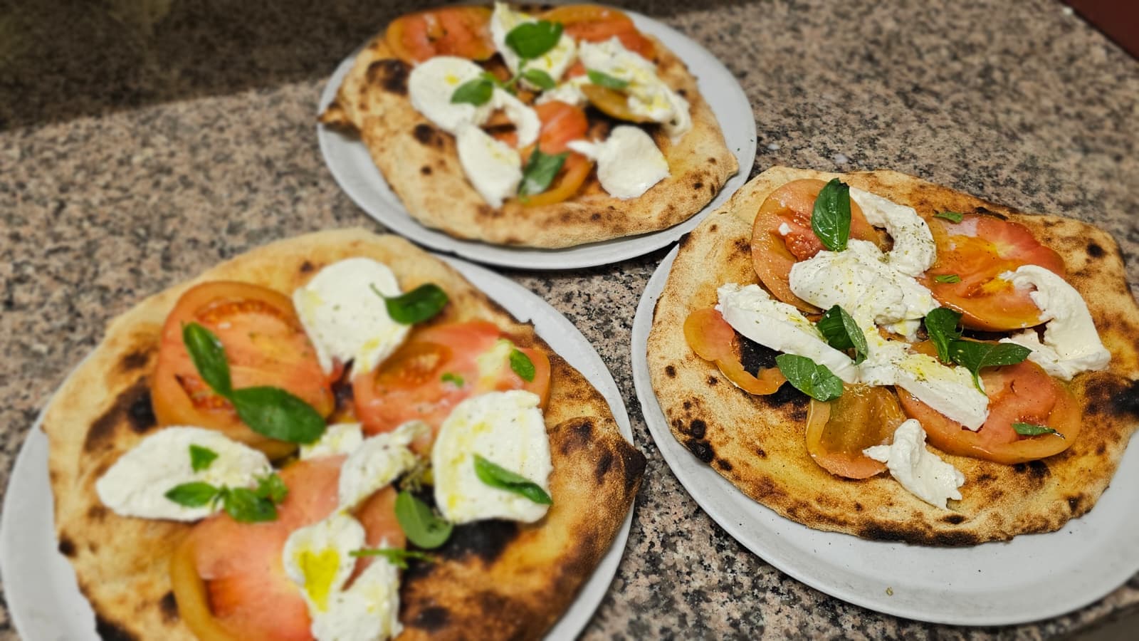 Wood-fired pizza